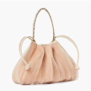 Beautiful Brand New Loeffler Randall Layne Pleated Clutch. NWT